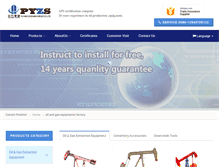 Tablet Screenshot of oil-equipments.com